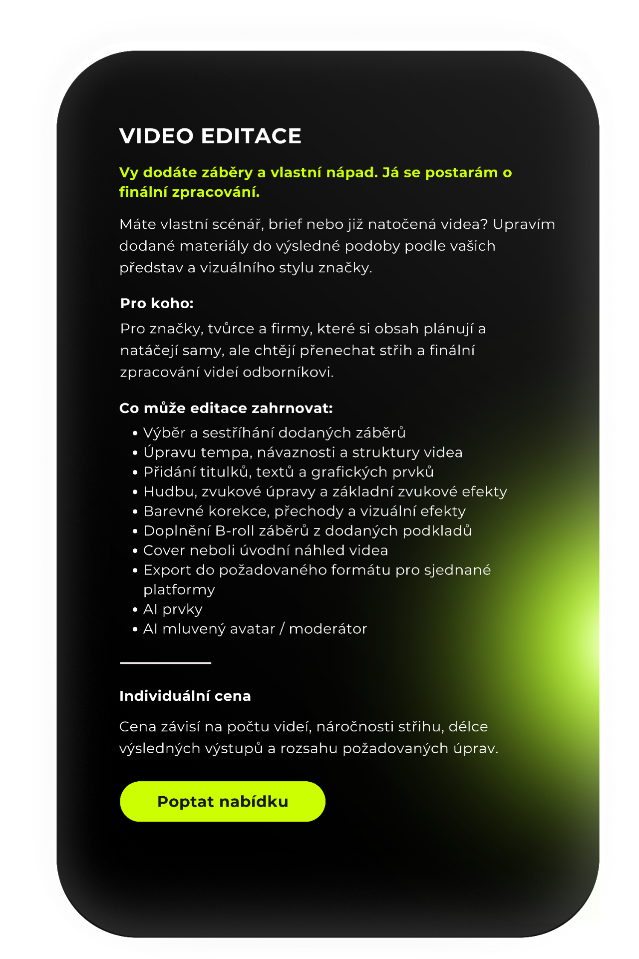 VIDEO EDITACE